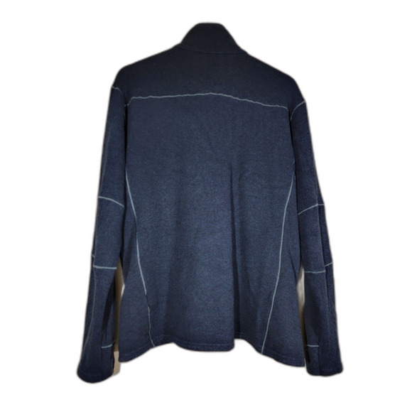 KUHL Men's Navy Blue Zip Pocket Sweatshirt - XL - Picture 2 of 9